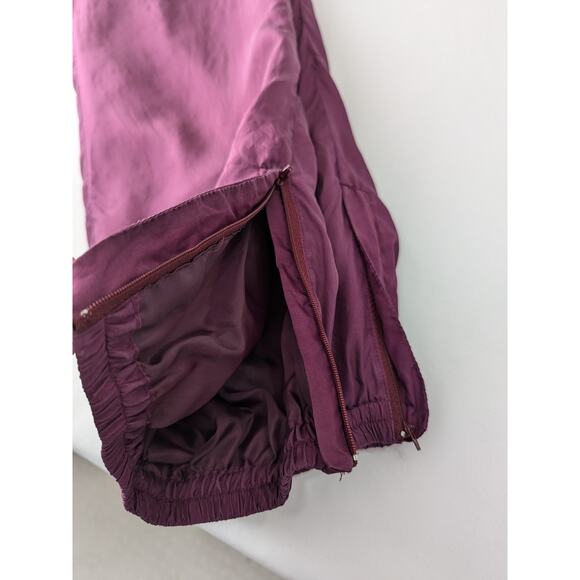 Vintage 90s Y2K Details Express 2-Piece Silk Track Suite Jacket Joggers Size L - Picture 7 of 16